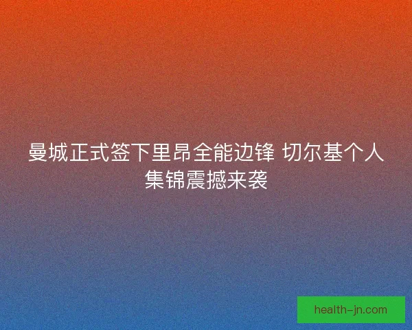 曼城正式签下里昂全能边锋 切尔基个人集锦震撼来袭
